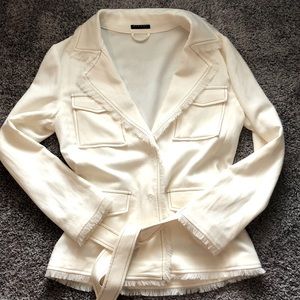 Sisley off white blazer/jacket never worn